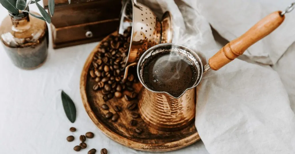 turkish coffee in ibrik