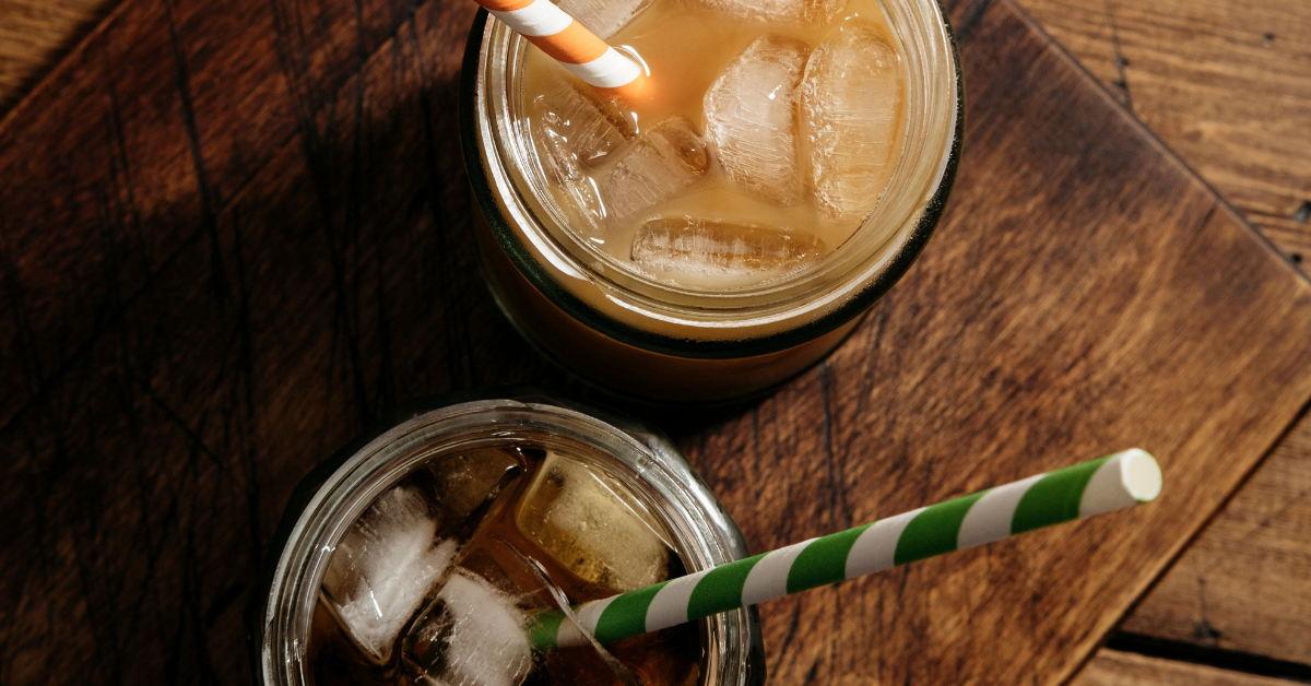 iced coffee and cold brew on the table