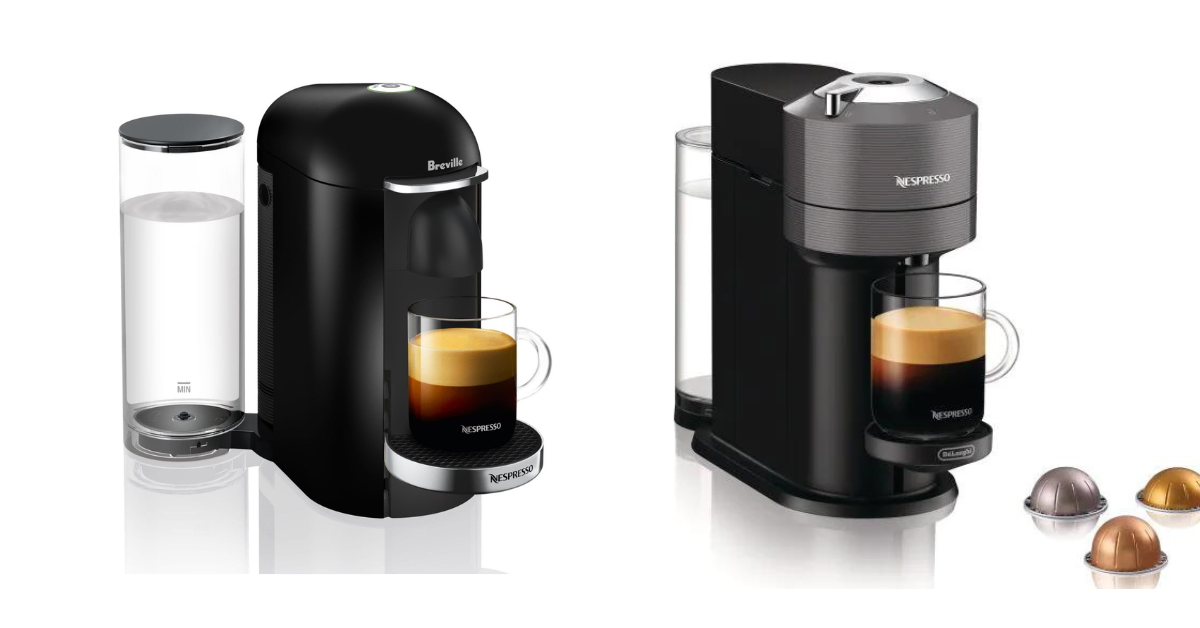 nespresso breville vs delonghi