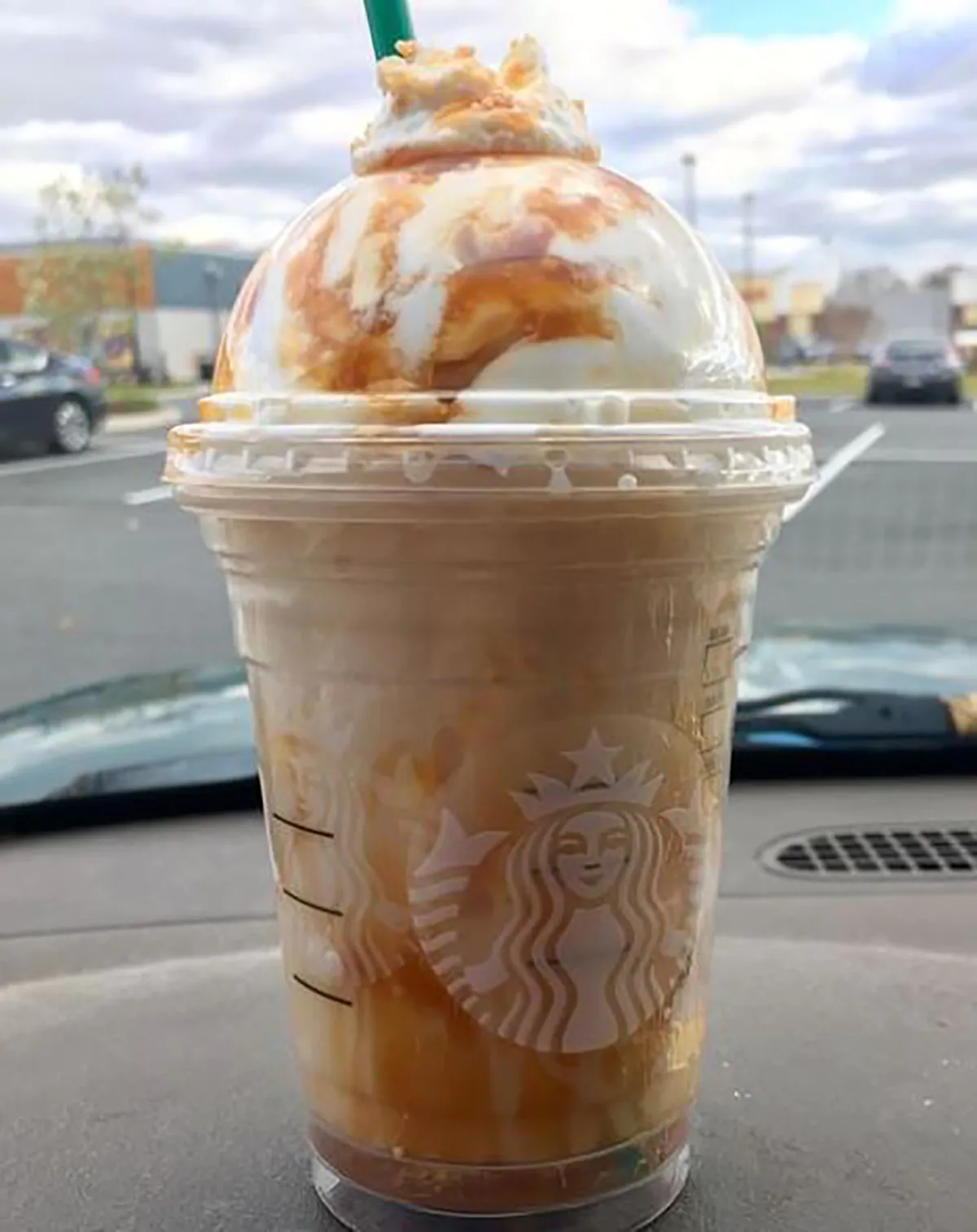 Caramel Ribbon Crunch Frappuccino