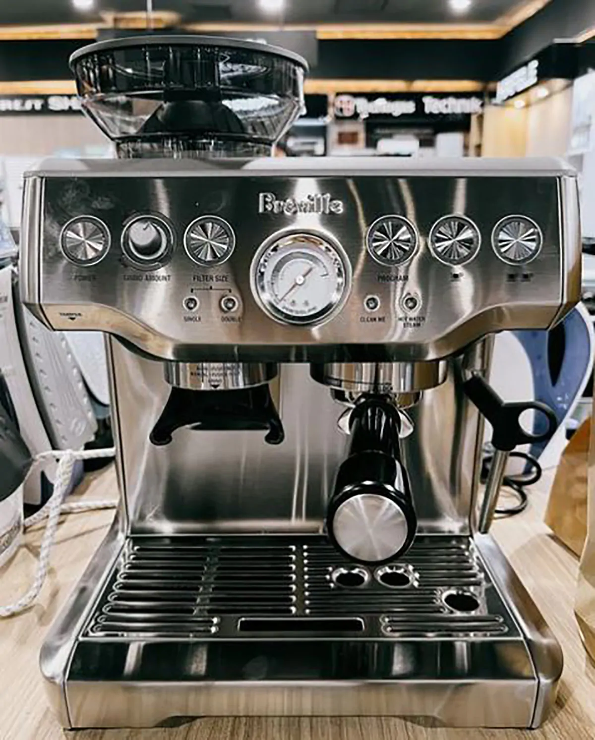 breville barista express machine