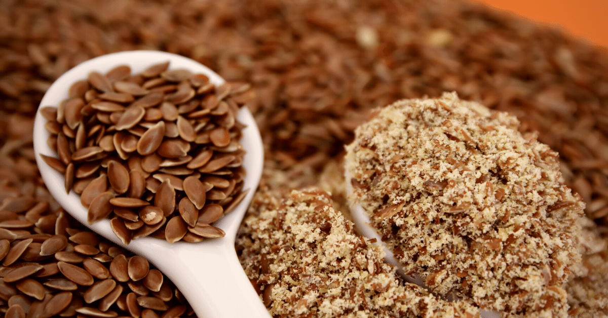 flaxseed powder and flaxseed