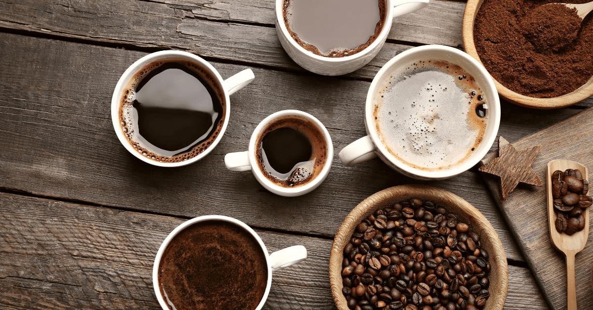 different types of coffee