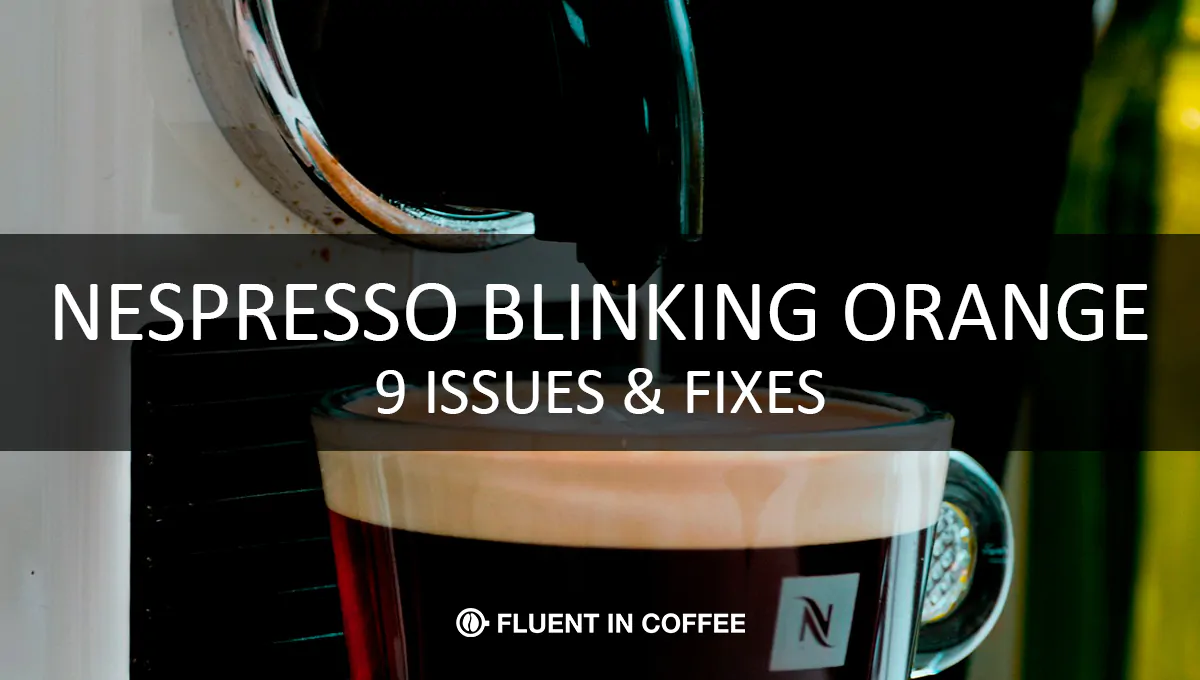 NESPRESSO BLINKING ORANGE